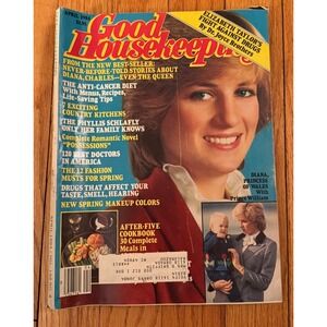 Vintage Good Housekeeping Magazine April 1984 Princess Diana Prince William